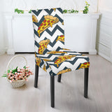Pizza Design Pattern Dining Chair Slipcover