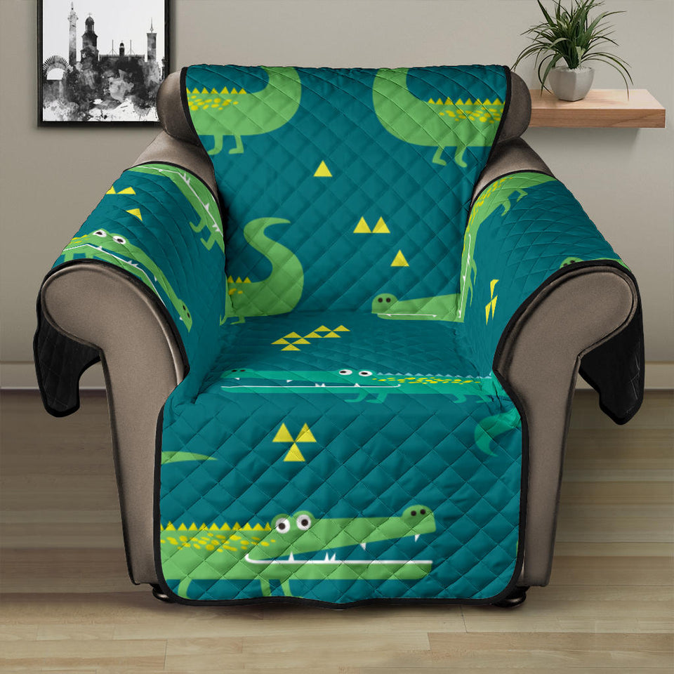 Crocodile pattern Recliner Cover Protector
