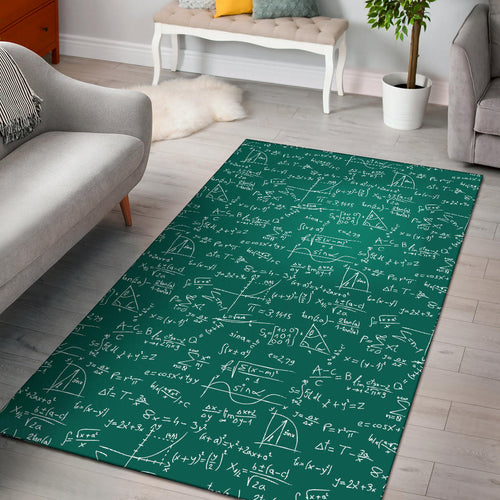 Math Pattern Print Design 01 Area Rug