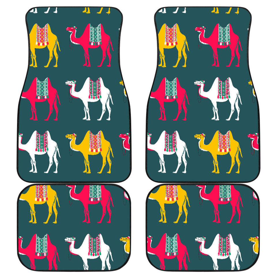 Camel Pattern Front And Back Car Mats