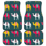 Camel Pattern Front And Back Car Mats