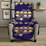 Beautiful japanese fan pattern Chair Cover Protector