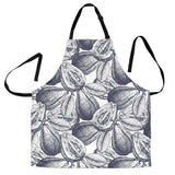 Guava Tropical Hand Drawn Pattern Adjustable Apron