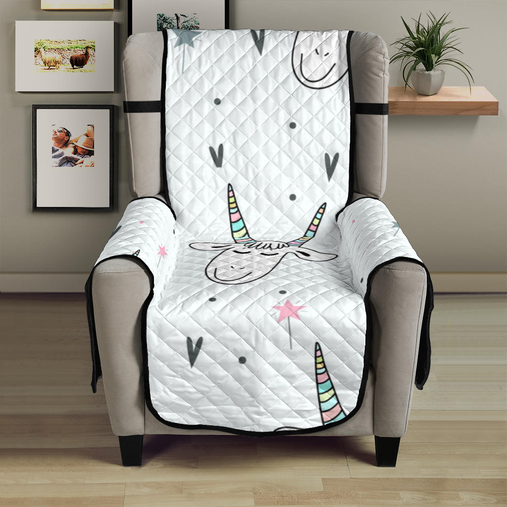 Cute goat design pattern Chair Cover Protector