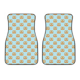 Pretzels Pattern Print Design 03 Front Car Mats