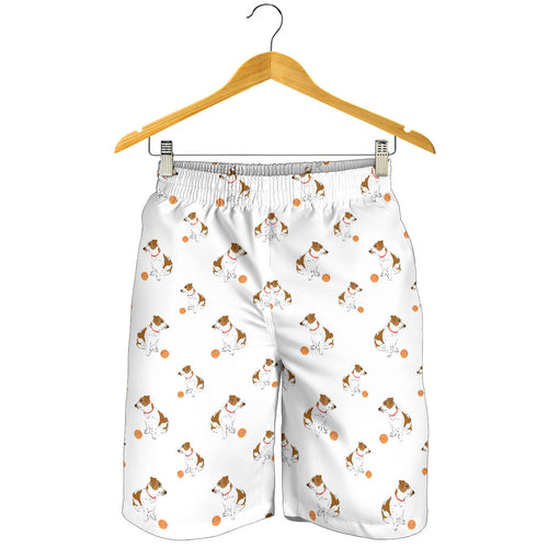 Jack Russel Pattern Print Design 05 Men Shorts