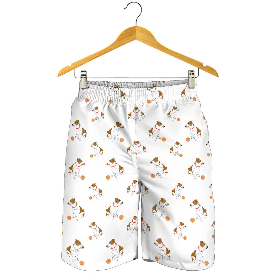 Jack Russel Pattern Print Design 05 Men Shorts