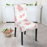 Pink Sakura Cherry Blossom Pattern Dining Chair Slipcover