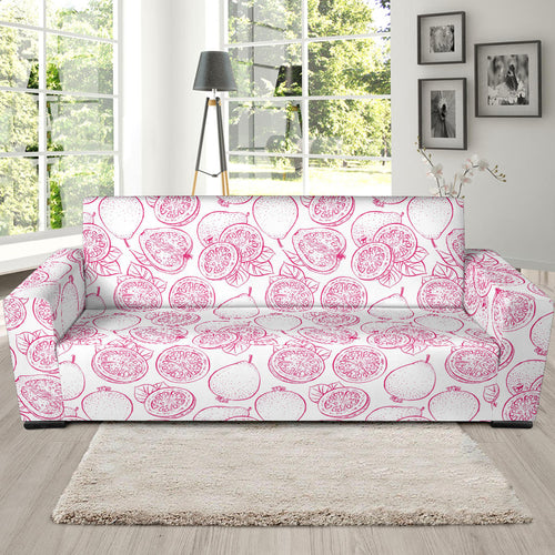 Sketch Guava Pattern Sofa Slipcover