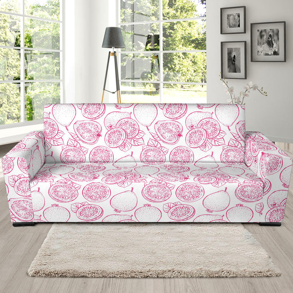 Sketch Guava Pattern Sofa Slipcover
