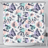 Butterfly Pattern Shower Curtain Fulfilled In US