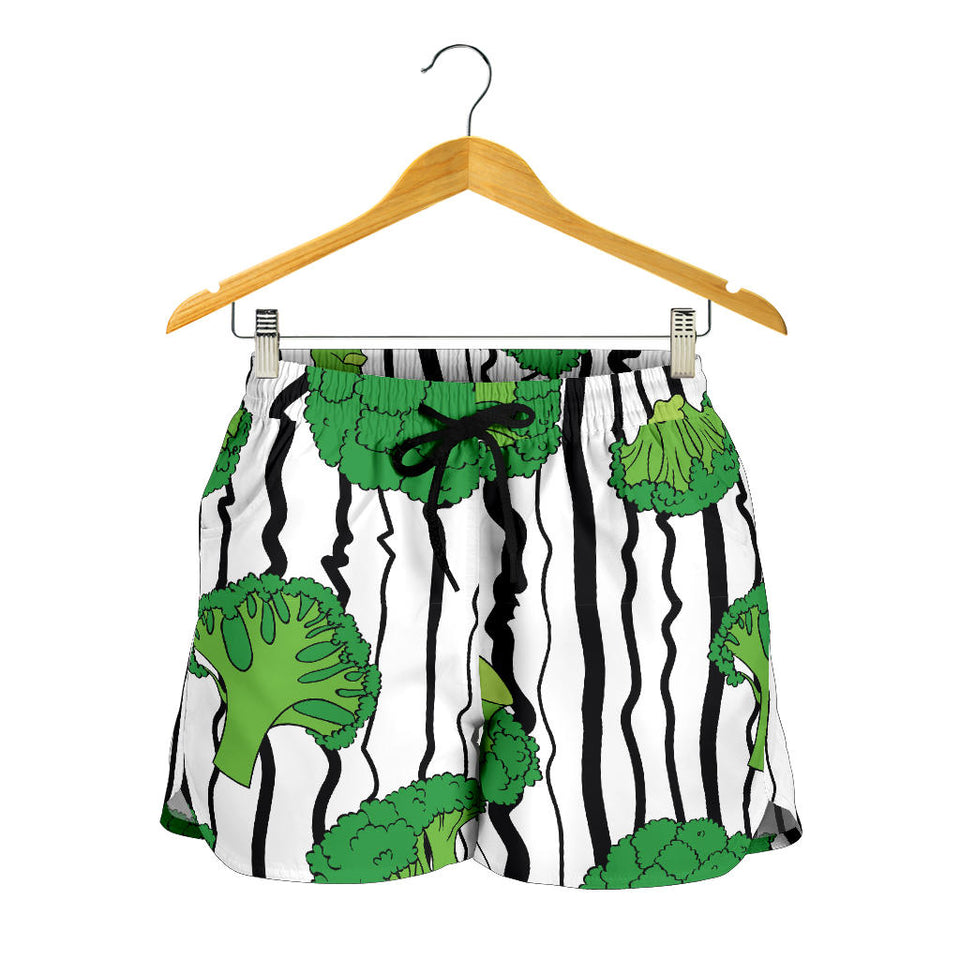Cool Broccoli Pattern Women Shorts