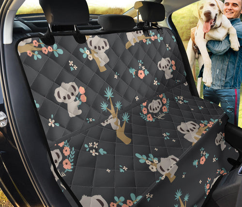 Cute Koala Pattern Dog Car Seat Covers