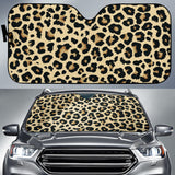 Leopard Print Design Pattern Car Sun Shade