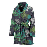 White Bengal Tigers Tropical Plant Women'S Bathrobe