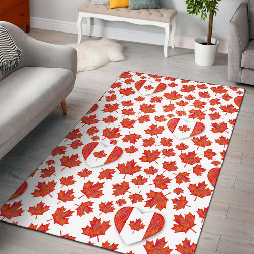 Canada Pattern Print Design 02 Area Rug