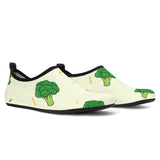 Broccoli Pattern Aqua Shoes