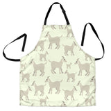 Little Young Goat Pattern Adjustable Apron
