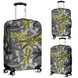 Hand Drawn Dragonfly Pattern Luggage Covers