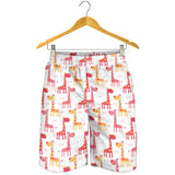 Giraffe Pattern Print Design 03 Men Shorts