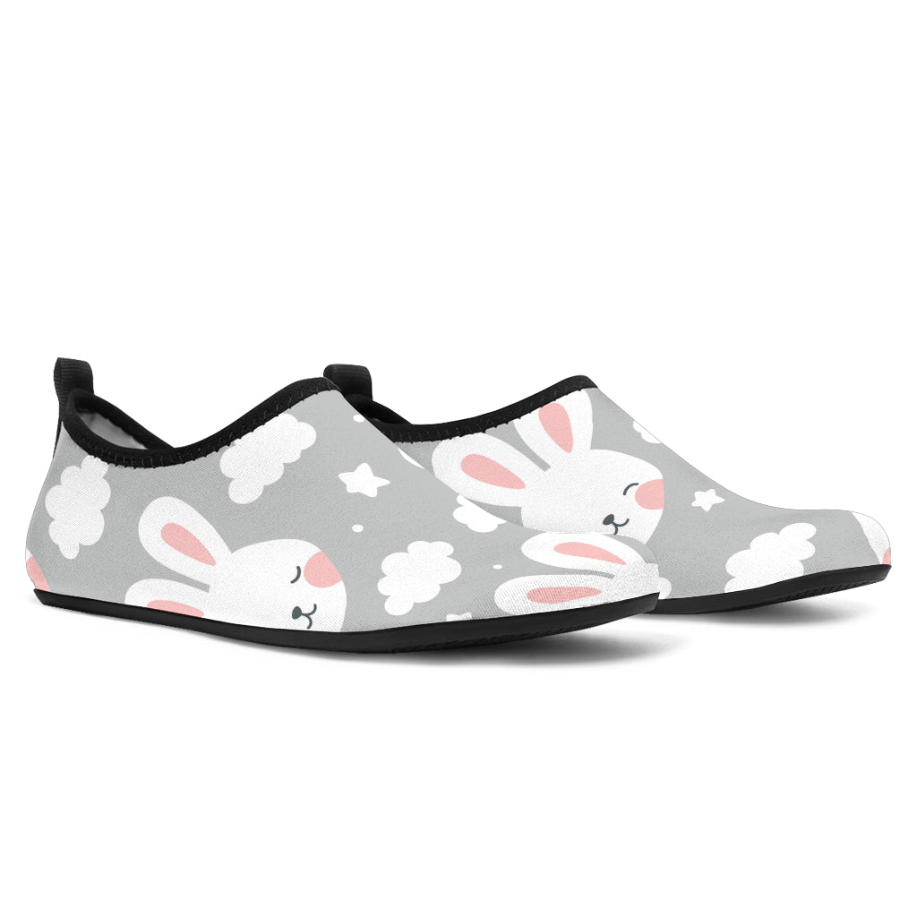 Rabbit Cloud Pattern Aqua Shoes