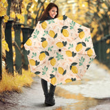 Lemon Flower Leave Pattern Umbrella