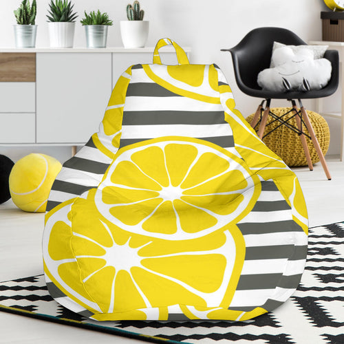 Slice Of Lemon Design Pattern Bean Bag Cover