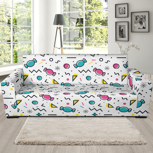 Candy Design Pattern Sofa Slipcover