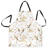 Beautiful Japanese Cranes Pattern Adjustable Apron