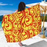Fire Flame Design Pattern Sarong