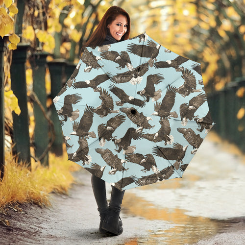 Eagle Pattern Print Design 01 Umbrella