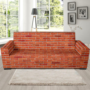 Brick Printed Pattern Print Design 03 Sofa Slipcover