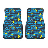 Shark Dangerous Front Car Mats