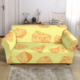 Cheese Design Pattern Loveseat Couch Slipcover