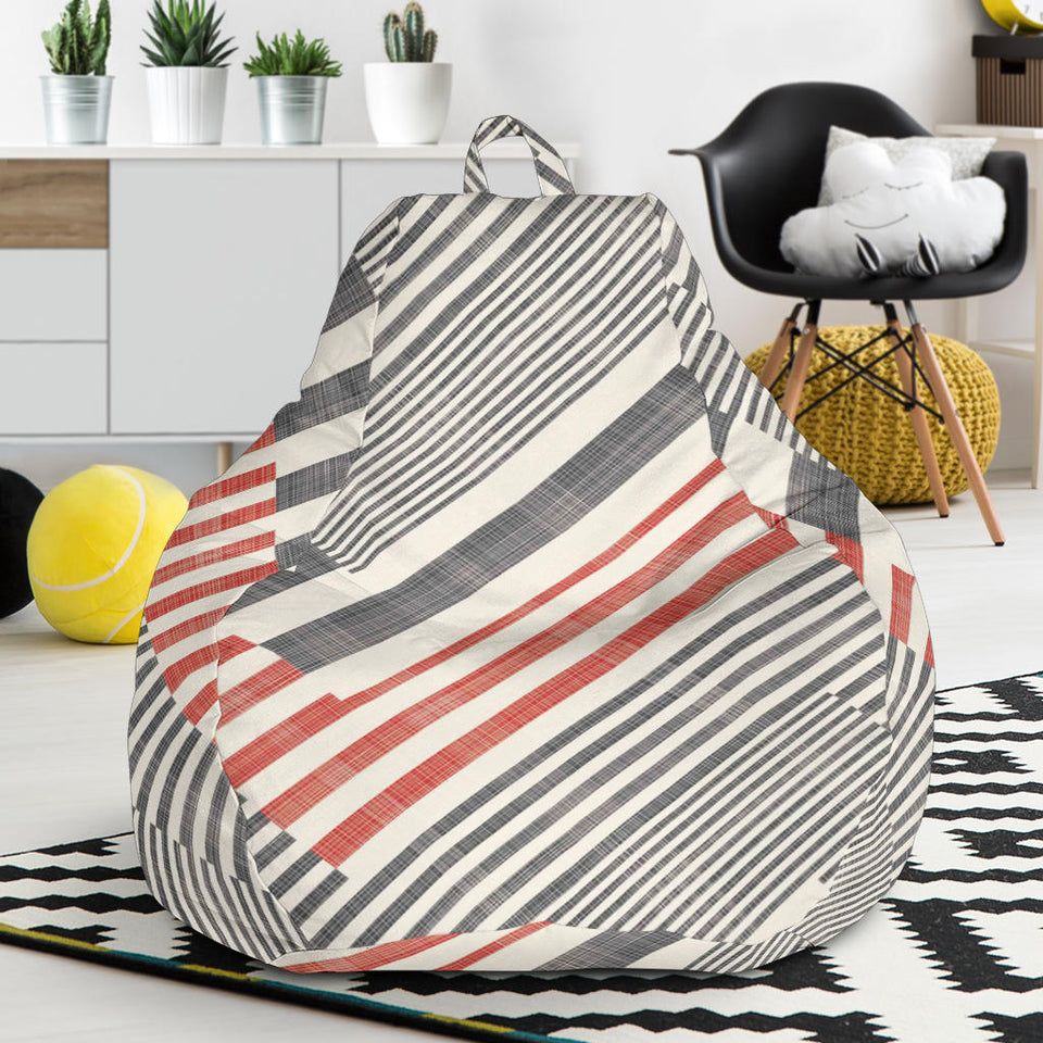 Zigzag Chevron Striped Pattern Bean Bag Cover