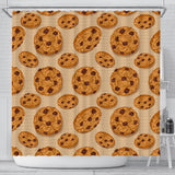 Cookie Pattern Shower Curtain Fulfilled In US