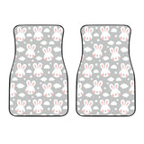 Rabbit Cloud Pattern Front Car Mats