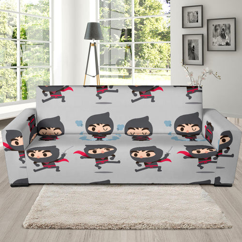 Cute Ninja Pattern Sofa Slipcover