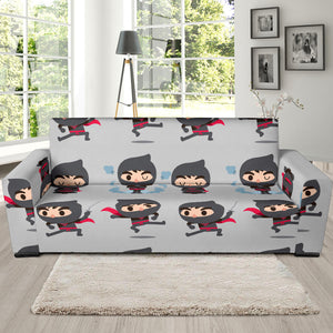 Cute Ninja Pattern Sofa Slipcover