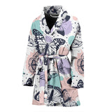 Butterfly Pattern Women'S Bathrobe