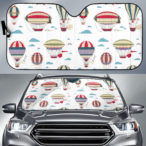 Hot Air Balloon Pattern Car Sun Shade