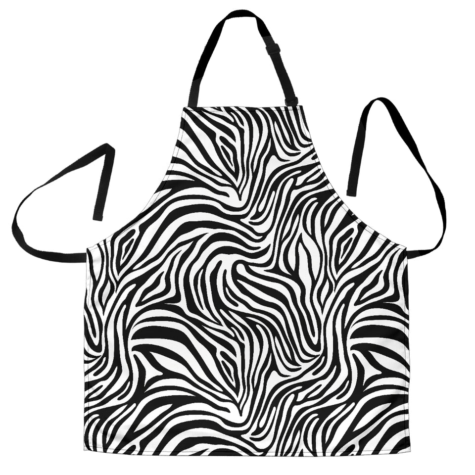 Zebra Skin Pattern Adjustable Apron