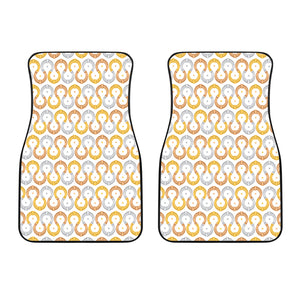 Horseshoes Pattern Print Design 03 Front Car Mats