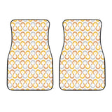 Horseshoes Pattern Print Design 03 Front Car Mats