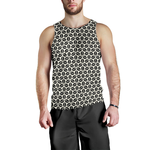 Coffee bean abstract modern pattern Men Tank Top