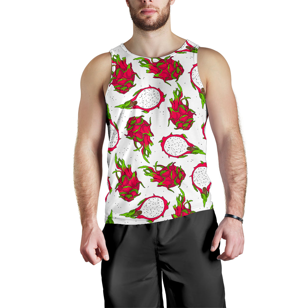 dragon fruits white background Men Tank Top
