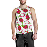 dragon fruits white background Men Tank Top