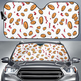 Peanuts Pattern Background Car Sun Shade