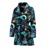 Dragon Sea Wave Pattern Women'S Bathrobe