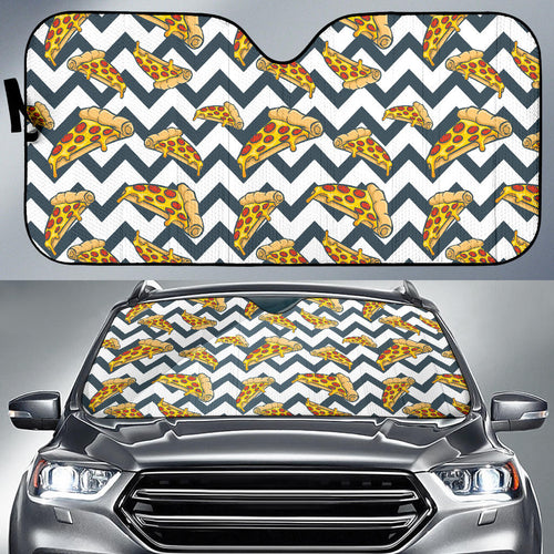 Pizza Design Pattern Car Sun Shade